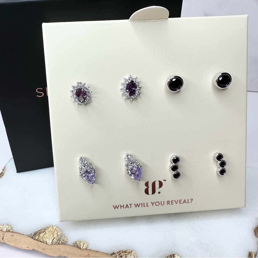 Bomb Party 2024 Simply Stud Earrings Sun Kissed Sparkle RBP9067 NWT